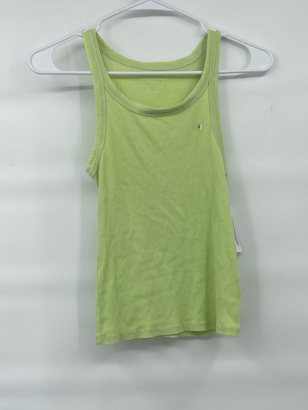 American Eagle nwt cotton light green ribbed tank top
